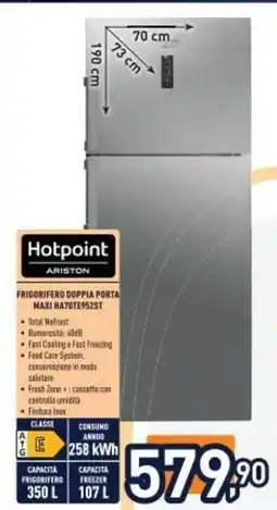 Unieuro Hotpoint Ariston Frigorifero Doppia Porta Maxi H7T921SXZT offerta