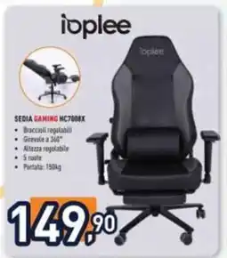 Unieuro Sedia Gaming HC7000X offerta