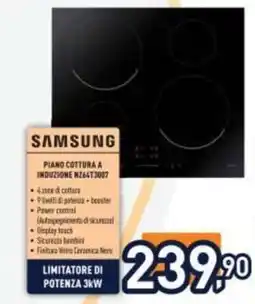 Unieuro Samsung Piano Cottura a Induzione NZ64T3097 offerta