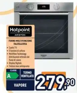 Unieuro Hotpoint Ariston Forno Multifunzione FA4S544IXHA offerta