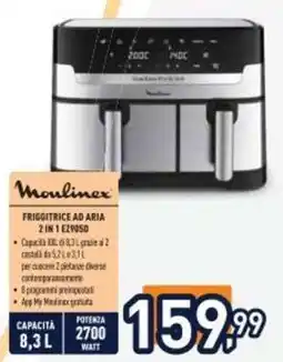 Unieuro Moulinex Friggitrice ad Aria 2 in 1 EZ905D offerta