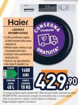 Unieuro Haier HW100BP14929AS offerta