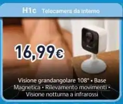 Unieuro H1c Telecamera da interno offerta