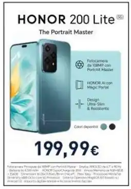 Unieuro HONOR 200 Lite offerta