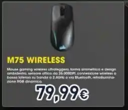 Unieuro M75 WIRELESS offerta
