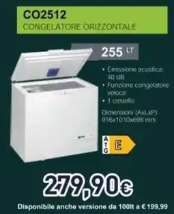 Unieuro CO2512 offerta