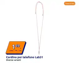 Action Cordino per telefono Lab31 offerta