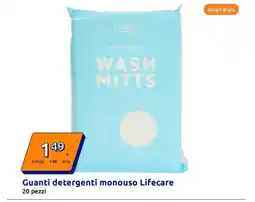 Action Guanti detergenti monouso Lifecare offerta
