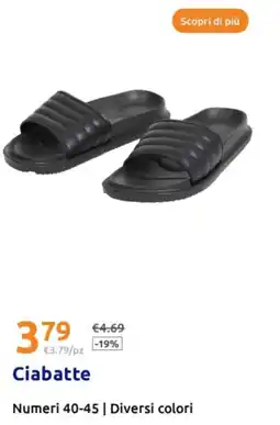 Action Ciabatte offerta