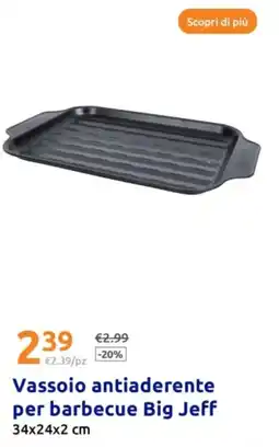 Vassoio antiaderente per barbecue Big Jeff