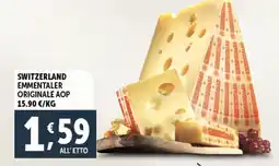 Deco Supermercati Switzerland emmentaler originale aop offerta