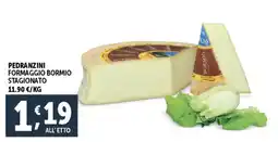 Deco Supermercati Pedranzini formaggio bormio stagionato offerta