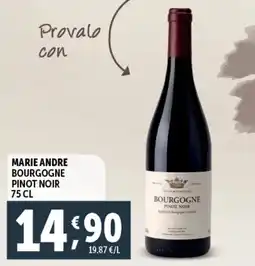 Deco Supermercati Marie andre bourgogne pinot noir offerta