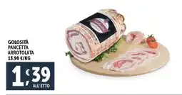 Deco Supermercati Golosità pancetta arrotolata offerta