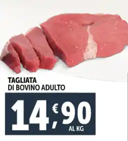 Deco Supermercati Tagliata di bovino adulto offerta