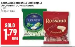 Pam Caramelle rossana l'originale o fondenti doppia menta offerta