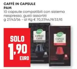 Caffè in capsule PAM