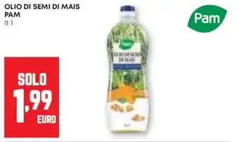 Pam Olio di semi di mais PAM offerta