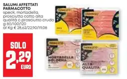 Pam Salumi affettati PARMACOTTO offerta
