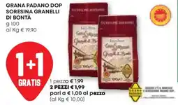 Pam Grana padano dop soresina granelli di bontà offerta