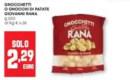Pam Gnocchetti o gnocchi di patate GIOVANNI RANA offerta