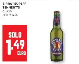 Pam Birra "super" TENNENT'S offerta