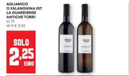 Pam Aglianico o falanghina igt la guardiense ANTICHE TORRI offerta