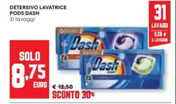 Pam Detersivo lavatrice pods DASH offerta