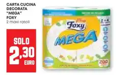 Pam Carta cucina decorata "mega" FOXY offerta