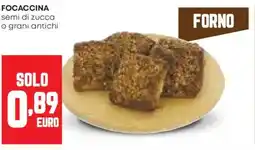 Pam FOCACCINA semi di zucca o grani antichi offerta