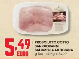 Pam Prosciutto cotto san giovanni salumeria artigiana offerta