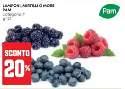 Lamponi, mirtilli o more PAM