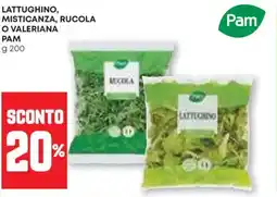 Pam Lattughino, misticanza, rucola o valeriana PAM offerta