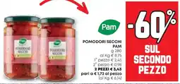 Pam Pomodori secchi PAM offerta