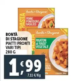 Deco Supermercati Bontà di stagione piatti pronti vari tipi offerta
