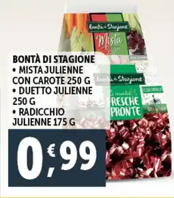 Deco Supermercati Bontà di stagione mista julienne con carote offerta