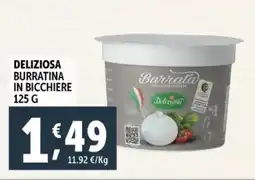 Deco Supermercati Deliziosa burratina in bicchiere offerta