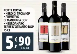 Deco Supermercati Notte rossa nero di troia igp offerta