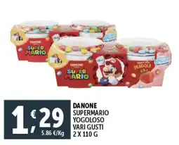 Deco Supermercati Danone supermario yogoloso vari gusti offerta