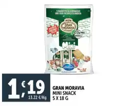 Deco Supermercati Gran moravia mini snack offerta