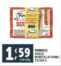 Fiorucci suillo wurstel di suino
