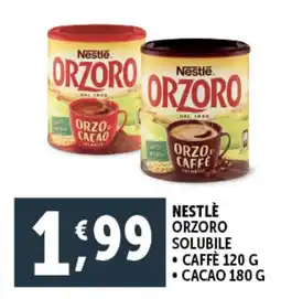 Deco Supermercati Nestle orzoro solubile offerta