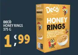 Deco Supermercati Decò honey rings offerta