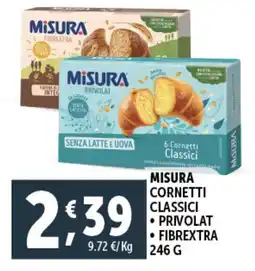 Deco Supermercati Misura cornetti classici offerta
