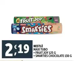 Deco Supermercati Nestle maxi tubo fruit joy offerta