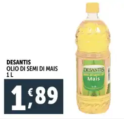 Deco Supermercati Desantis olio di semi di mais offerta