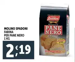 Deco Supermercati Molino spadoni farina per pane nero offerta