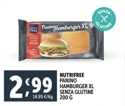 Nutrifree panino hamburger xl senza glutine
