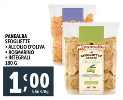 Deco Supermercati Panealba sfogliette all'olio d'oliva offerta