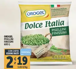 Deco Supermercati Orogel pisellini finissimi offerta
